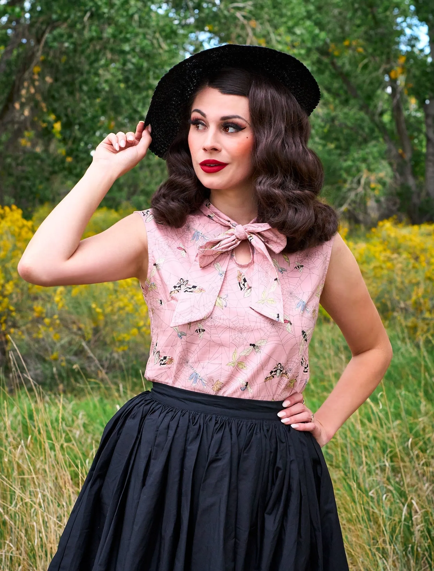 Peggy Swing Skirt in Black sold by Modcloth product image thumbnail 4