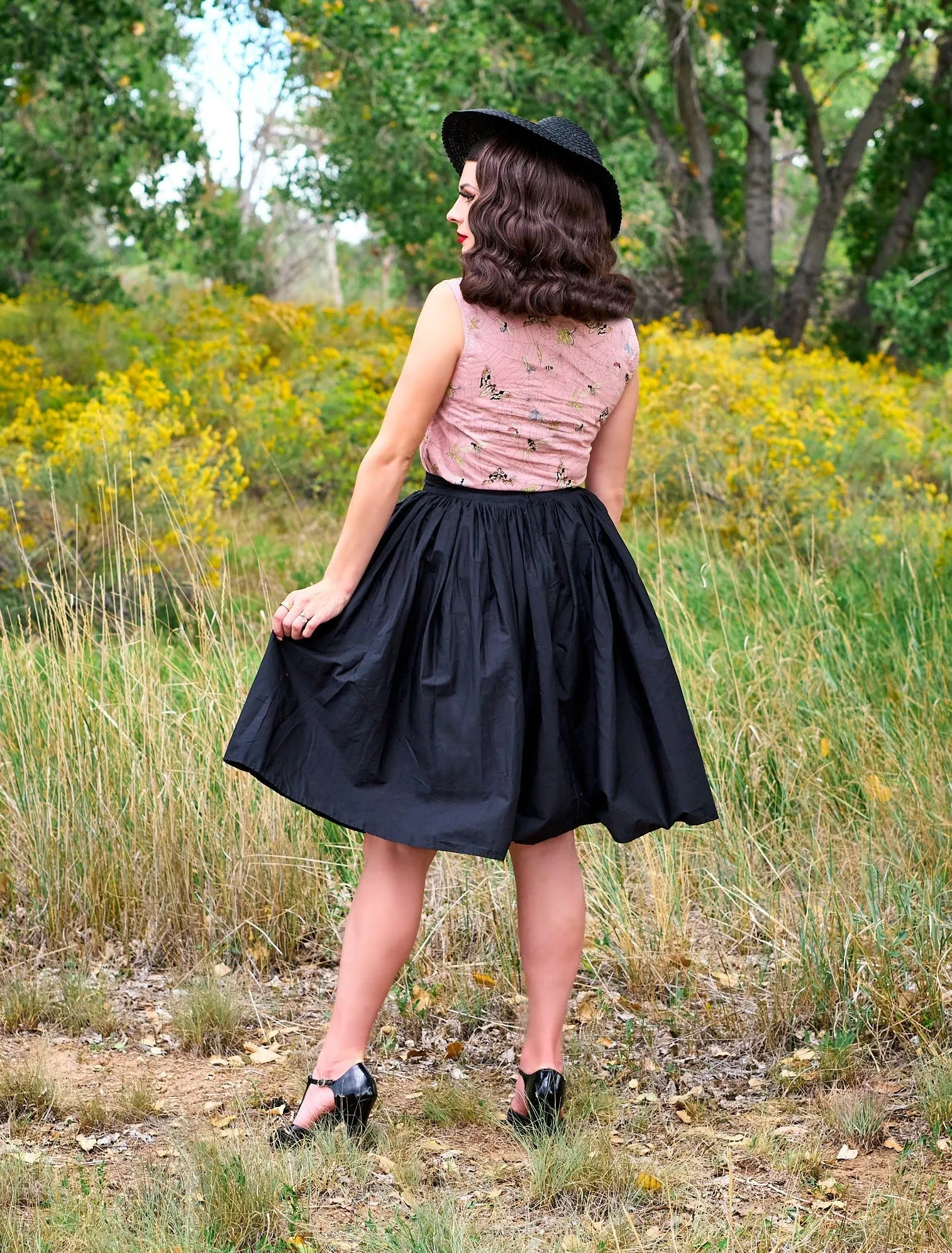 Peggy Swing Skirt in Black sold by Modcloth product image thumbnail 3