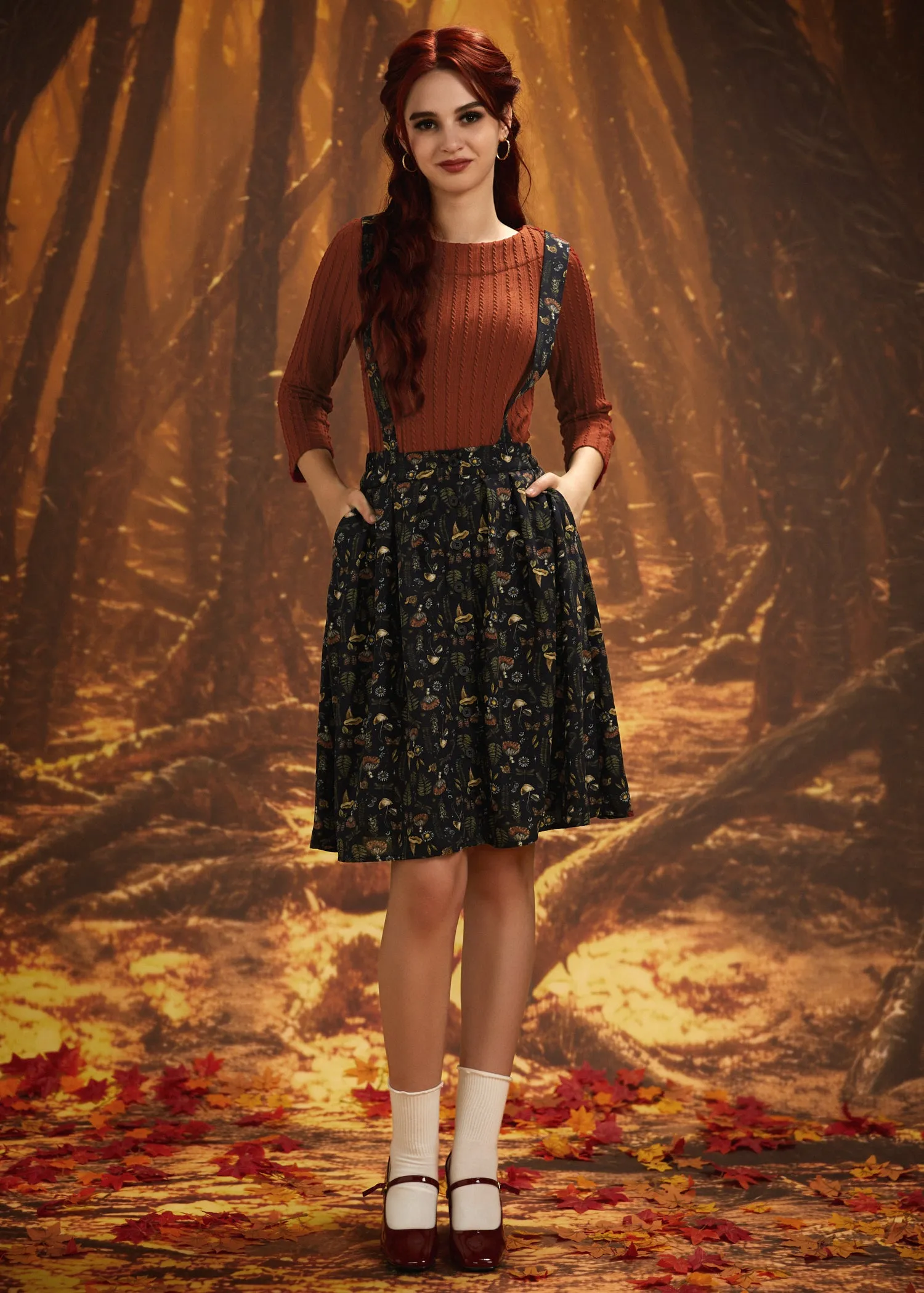 ModCloth Scholastic and Fantastic Jumper Skirt sold by Modcloth product image thumbnail 5
