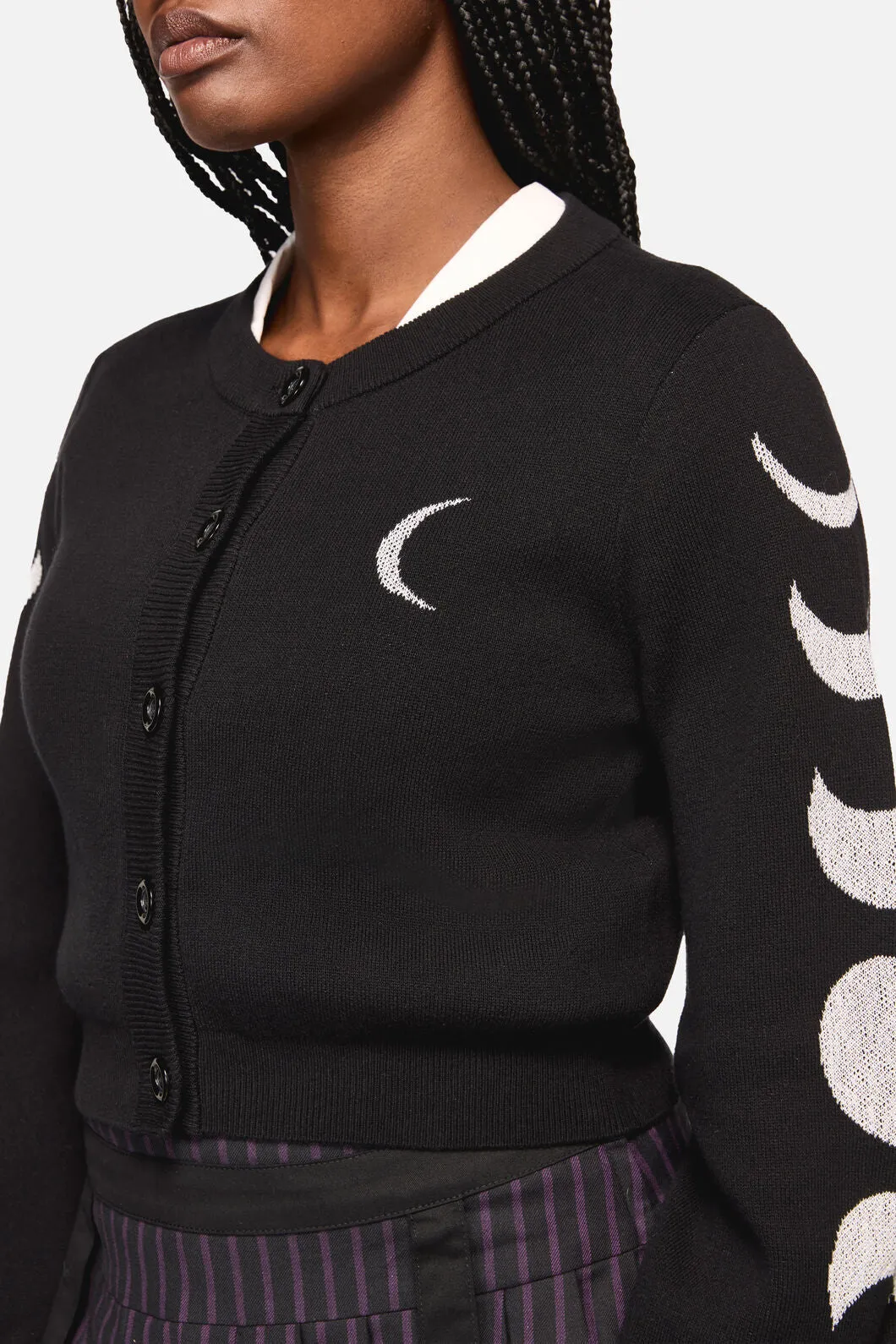 Moon Phase Goth Cardigan sold by Modcloth product image thumbnail 5