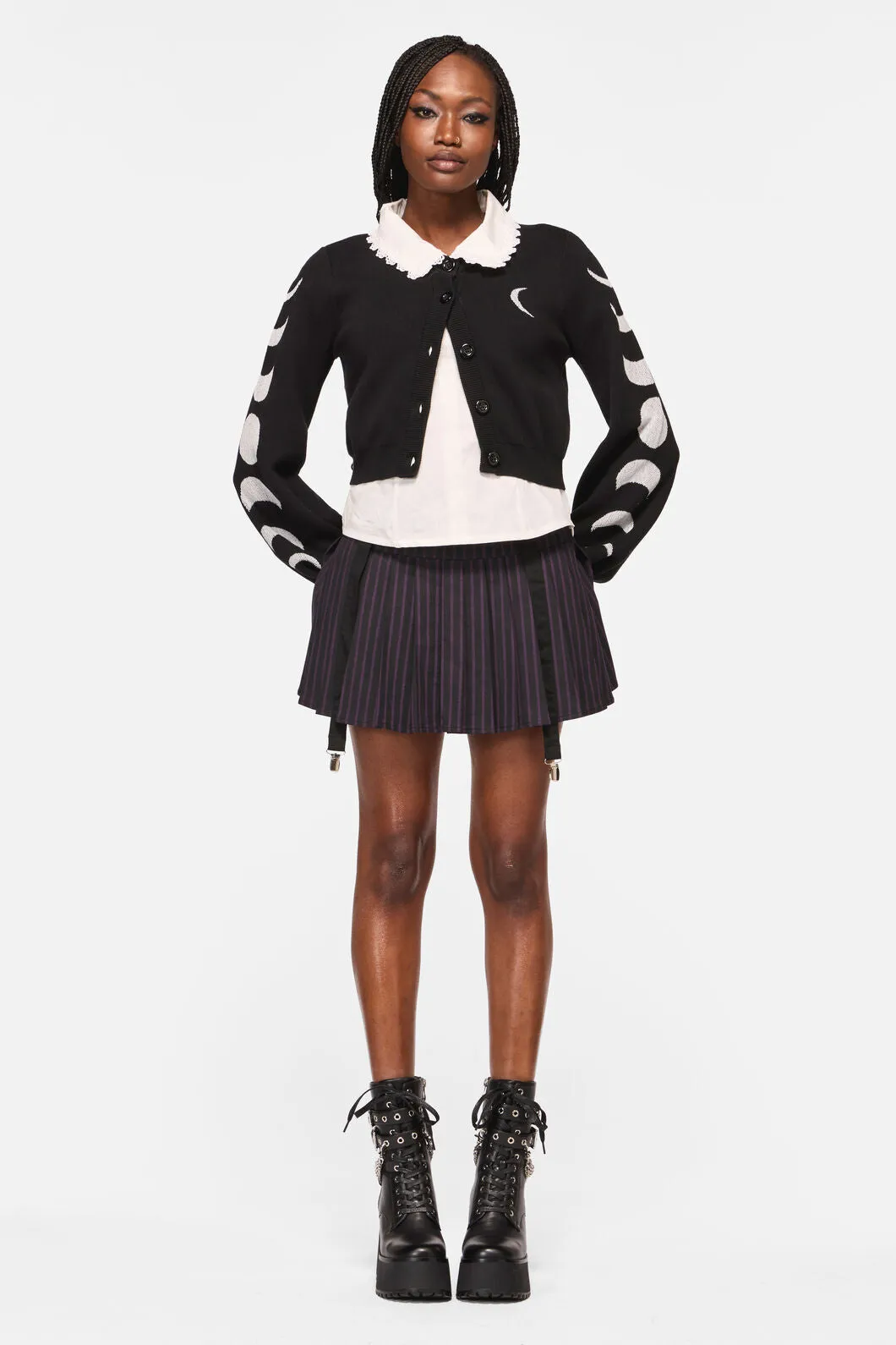 Moon Phase Goth Cardigan sold by Modcloth product image thumbnail 4