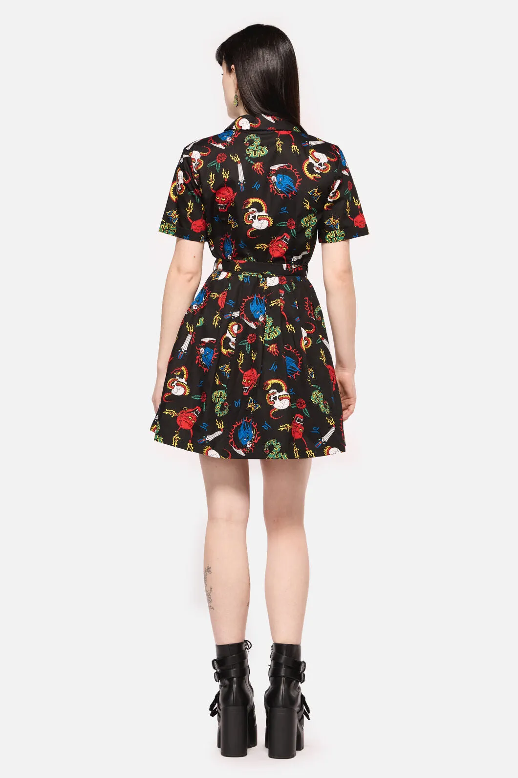 Dangerous Grunge Print Dress sold by Modcloth product image thumbnail 5