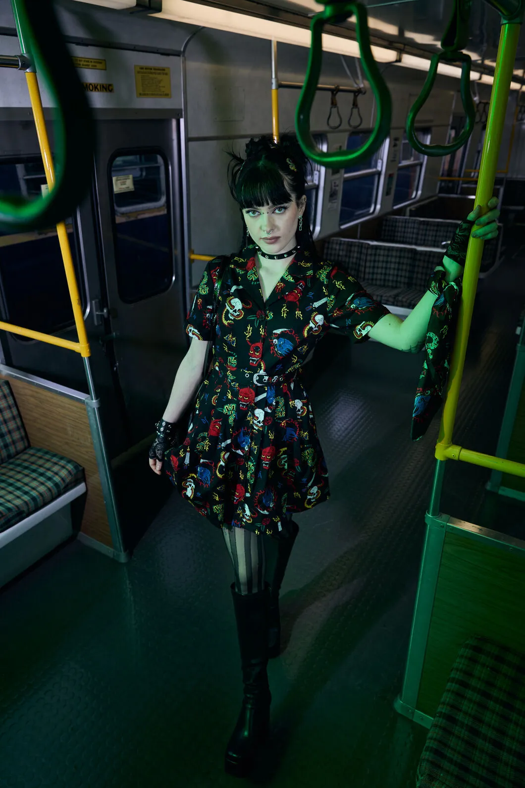 Dangerous Grunge Print Dress sold by Modcloth product image thumbnail 2