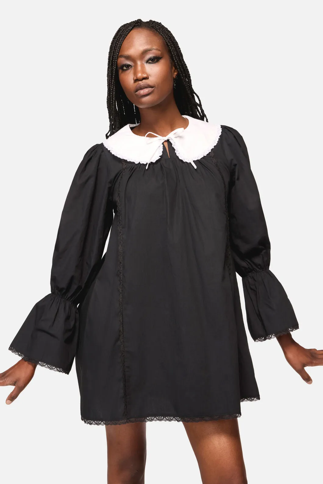 The Adorned Collar Lace Dress sold by Modcloth product image thumbnail 4