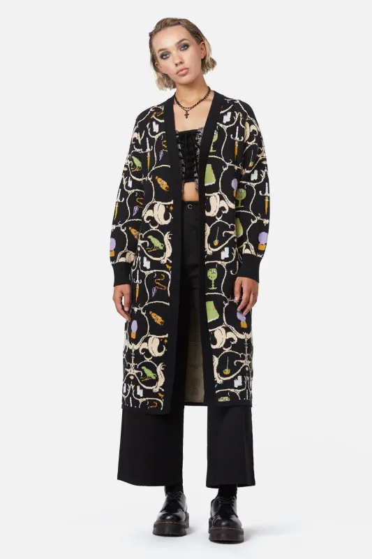 Ceremonial Long Cardigan sold by Modcloth