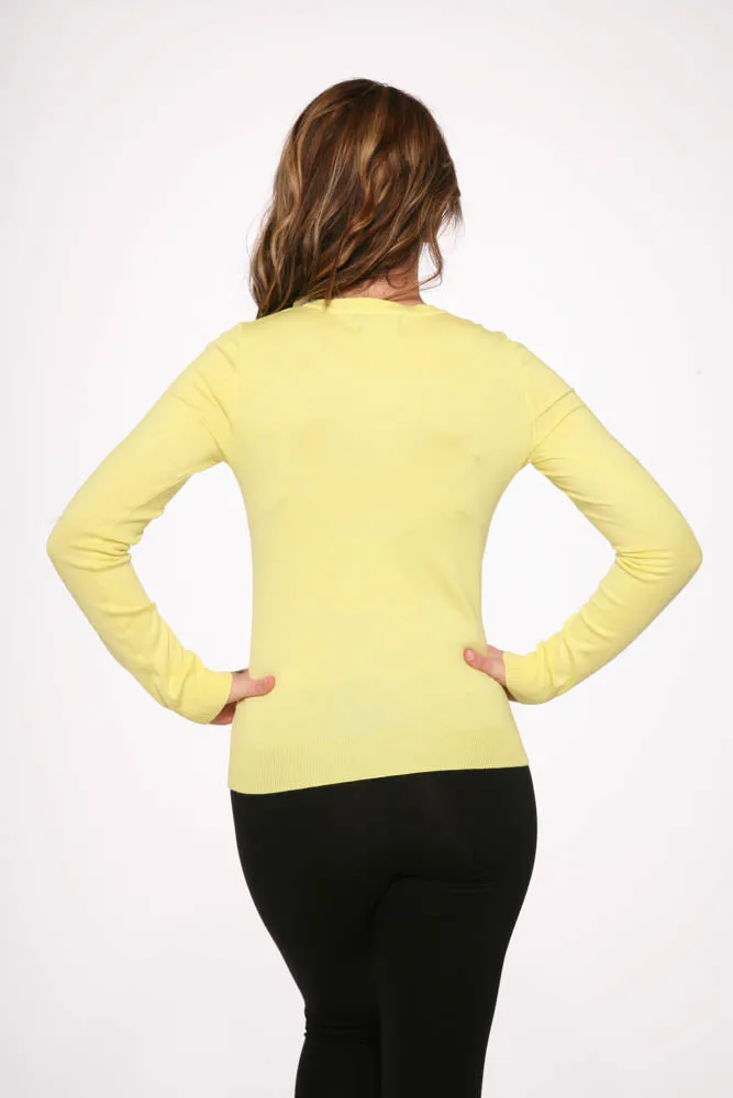 Yellow Crewneck Cardigan sold by Modcloth product image thumbnail 3
