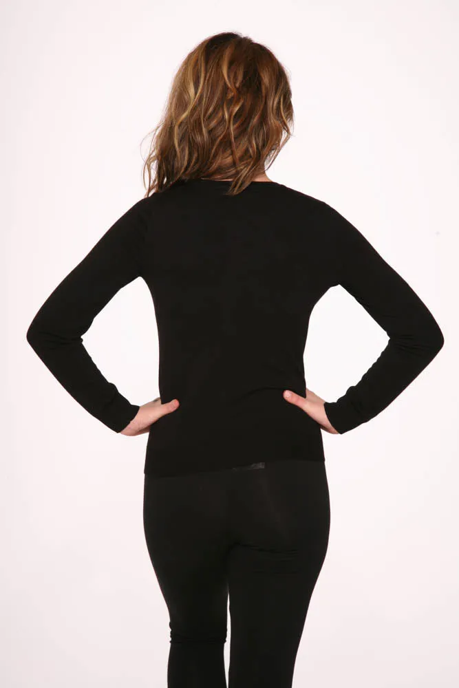 Black Crewneck Cardigan sold by Modcloth product image thumbnail 3