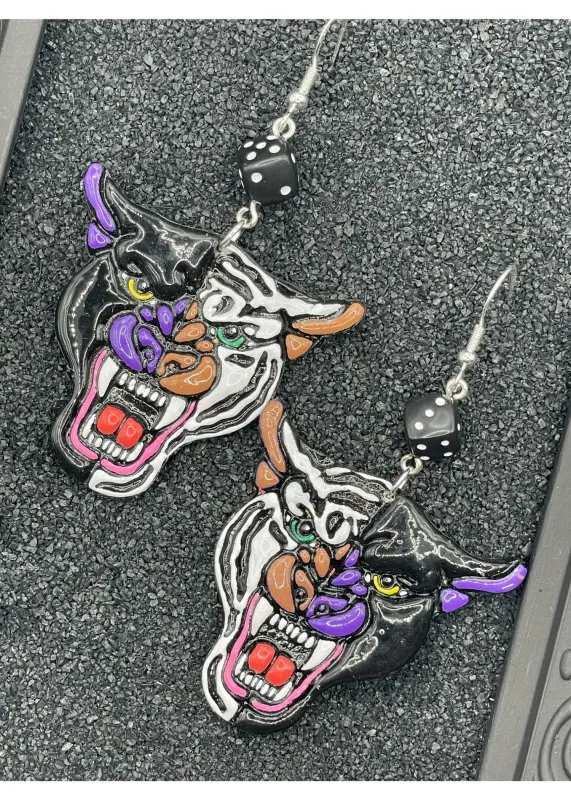 Tattoo Love Panther Tiger Earrings sold by Modcloth