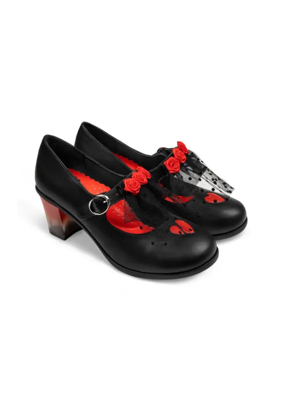 Chocolaticas® Mid Heels Melancholy Women's Mary Jane Pump sold by Modcloth