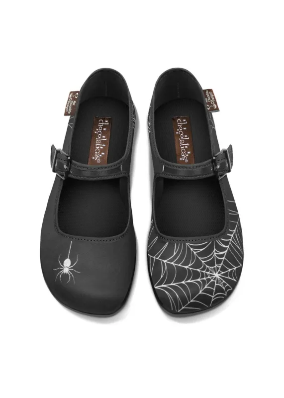 Chocolaticas® Spider Women's Mary Jane Flat sold by Modcloth
