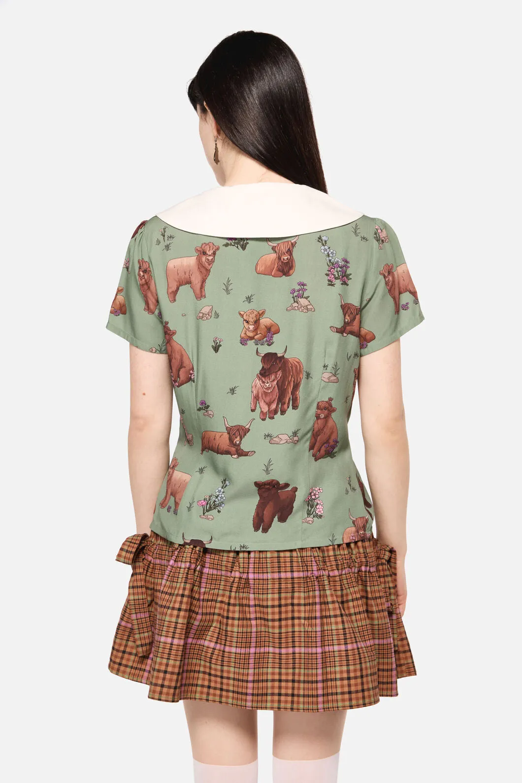 Highland Fling Blouse sold by Modcloth product image thumbnail 3