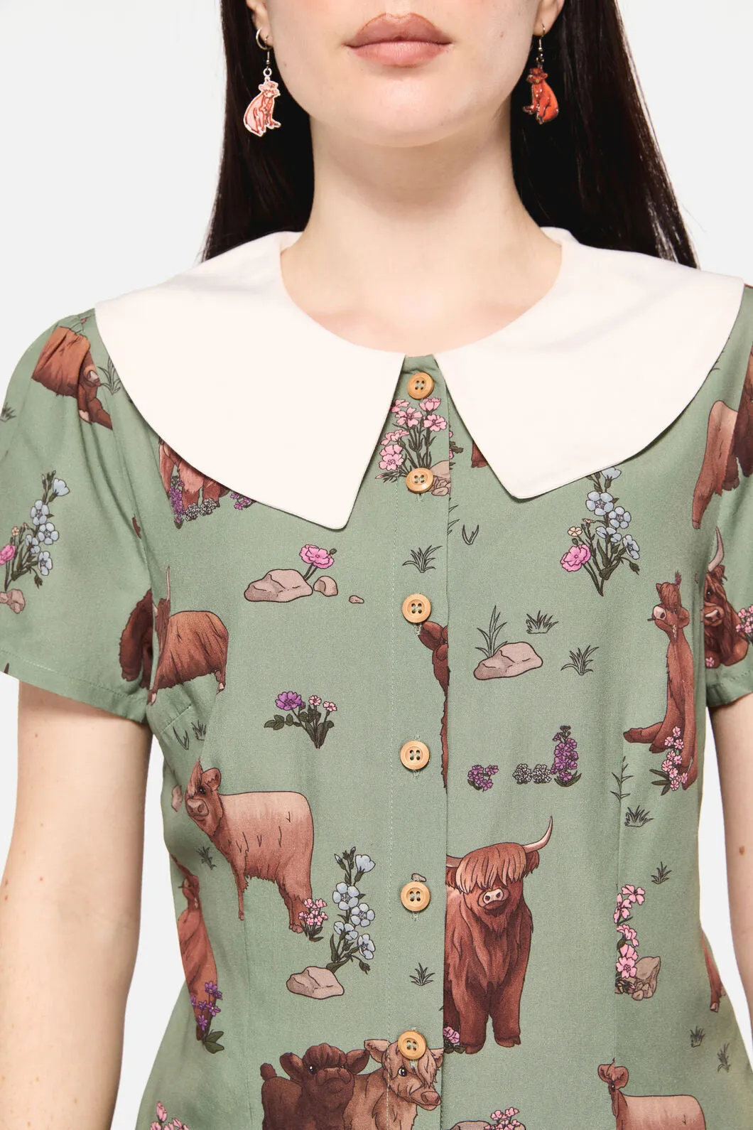 Highland Fling Blouse sold by Modcloth product image thumbnail 5