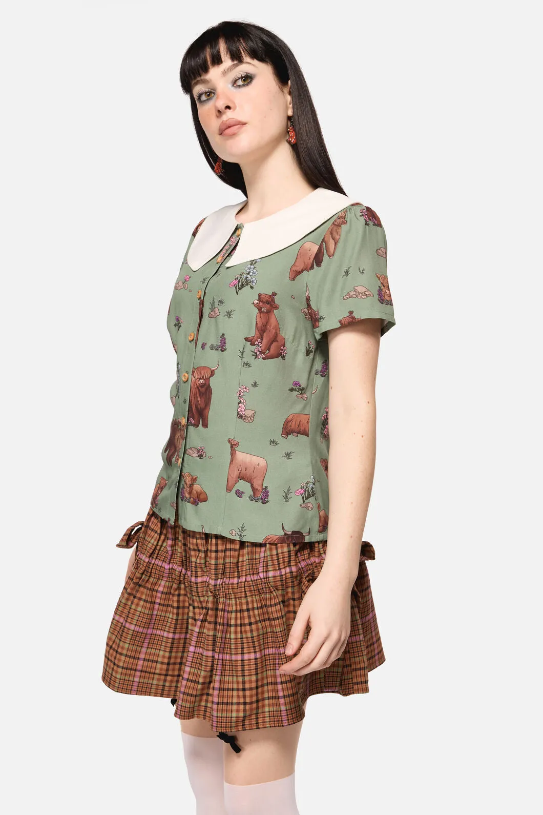 Highland Fling Blouse sold by Modcloth product image thumbnail 2
