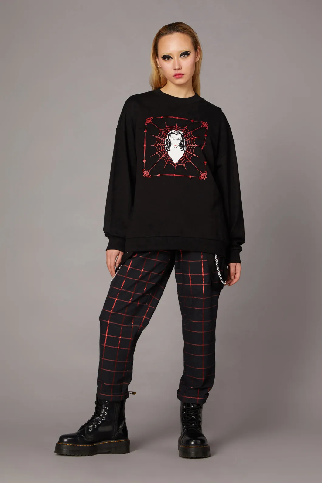 Vampire Print Sweatshirt sold by Modcloth product image thumbnail 3