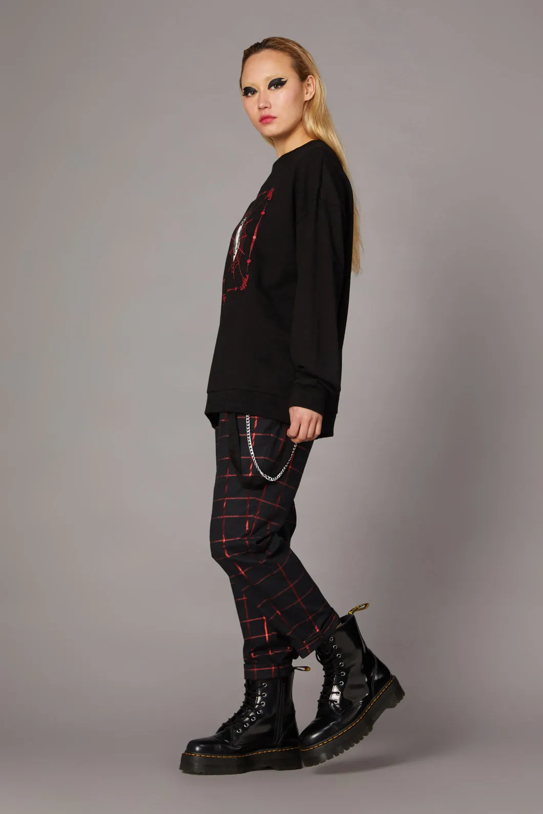 Vampire Print Sweatshirt sold by Modcloth product image thumbnail 4