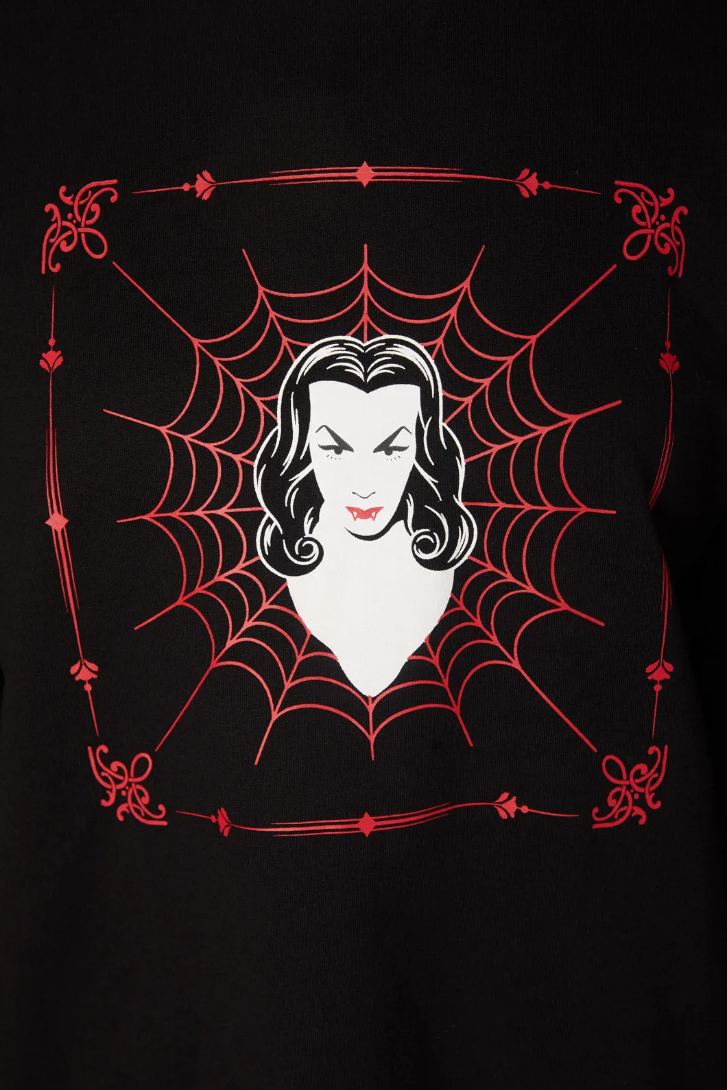 Vampire Print Sweatshirt sold by Modcloth product image thumbnail 5