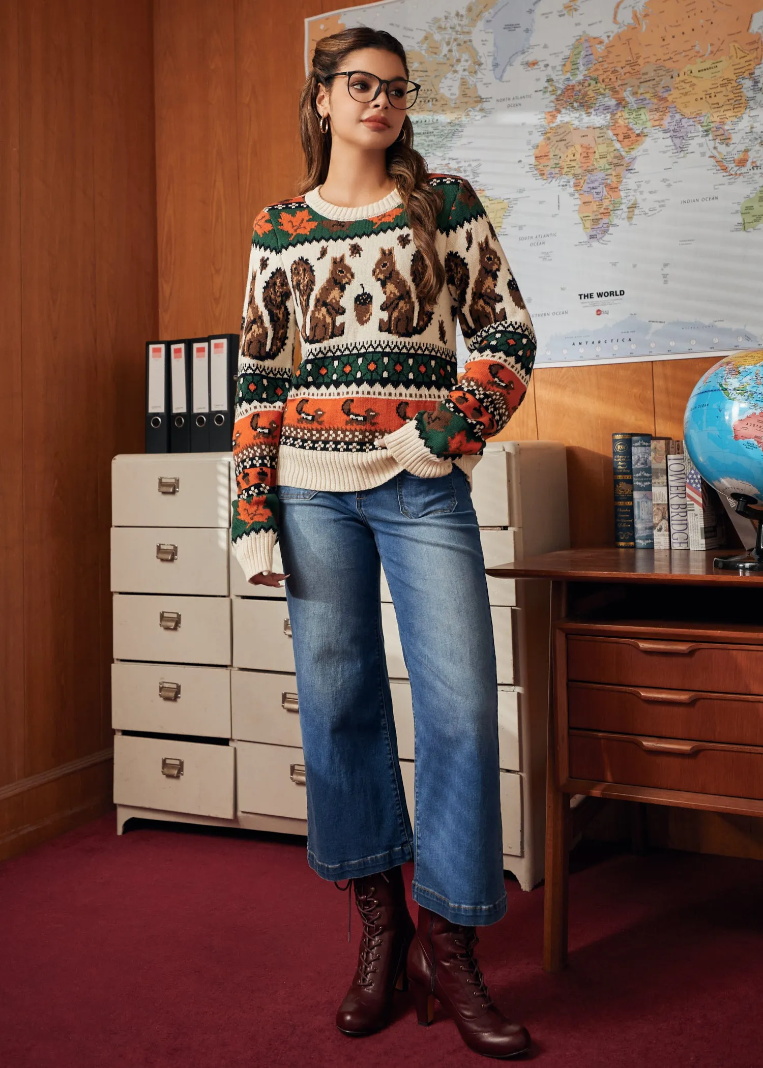 Notes of Nostalgia Crewneck Pullover sold by Modcloth product image thumbnail 2