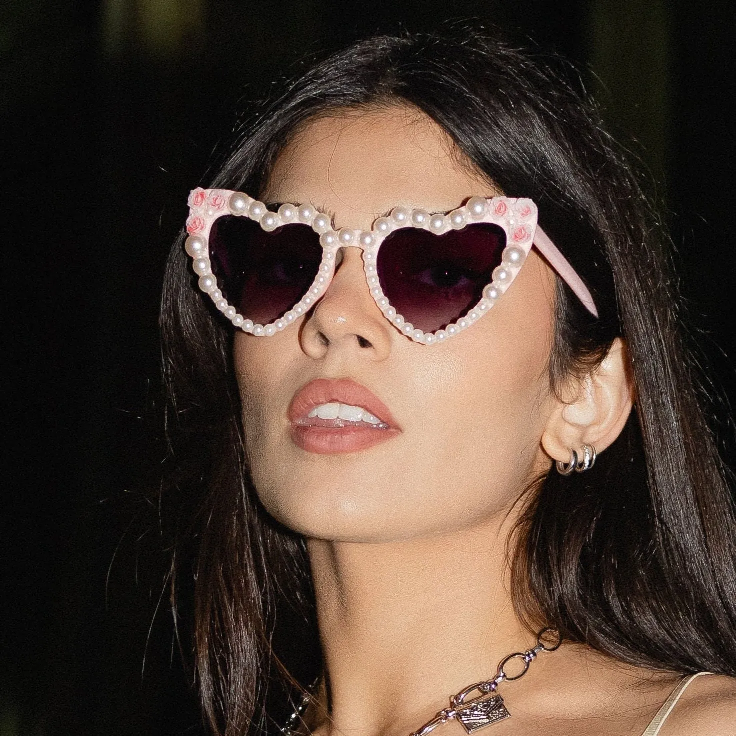 ROSE Heart Sunglasses sold by Modcloth product image thumbnail 3