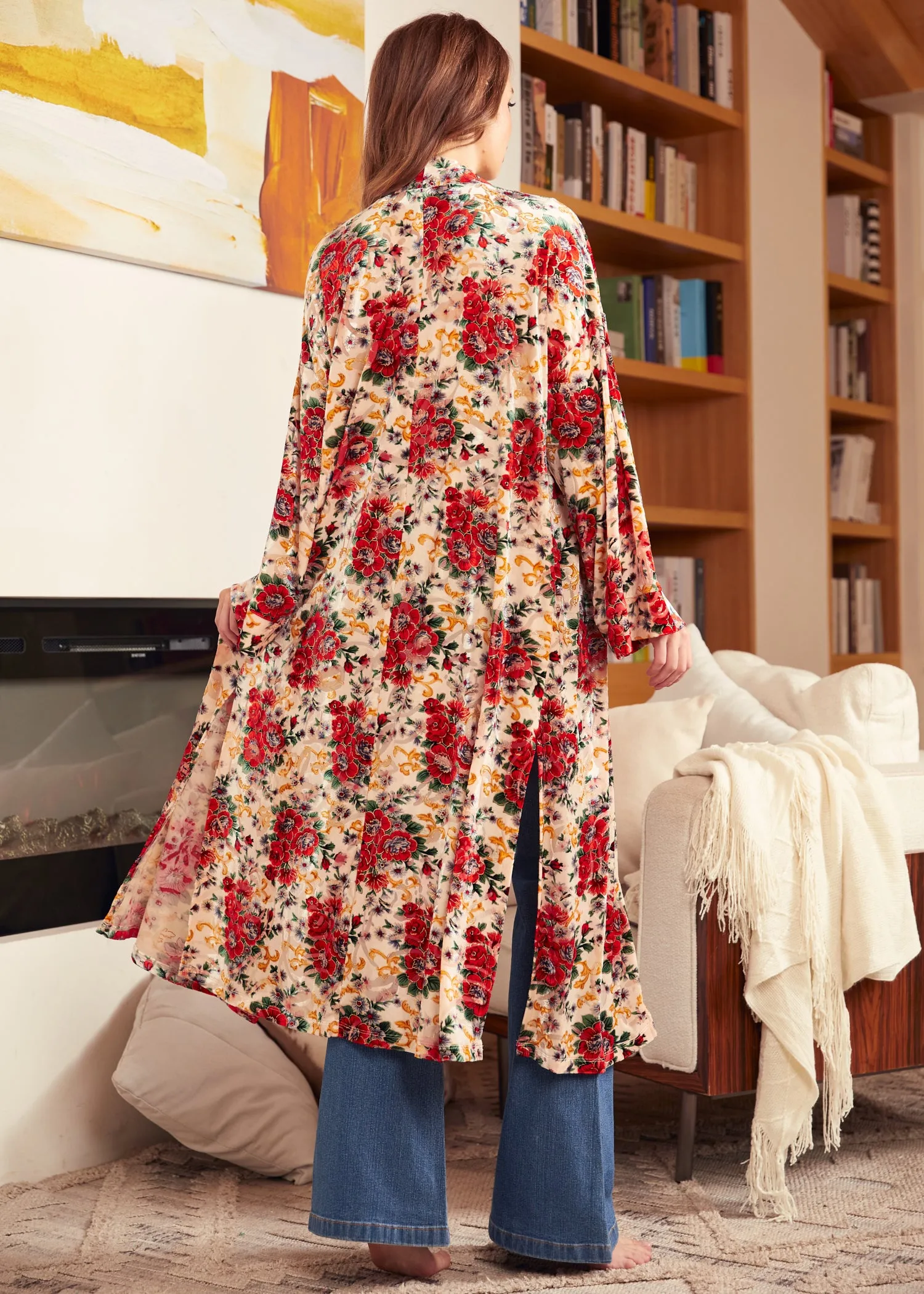 Old School Opulence Kimono sold by Modcloth product image thumbnail 3