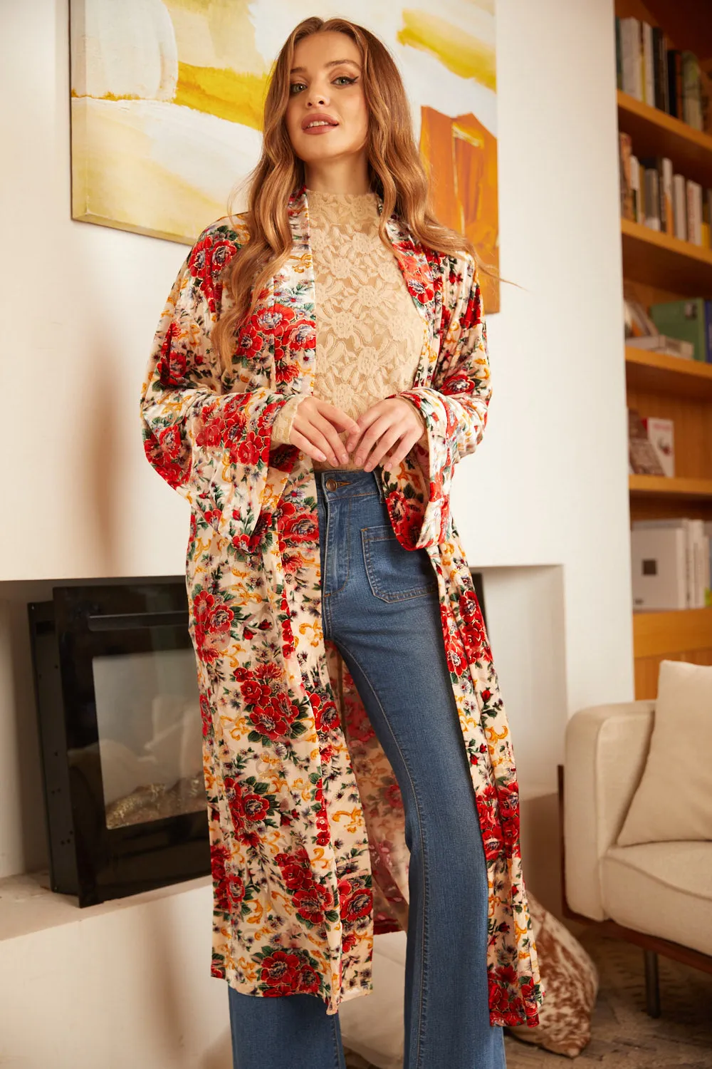 Old School Opulence Kimono sold by Modcloth product image thumbnail 4