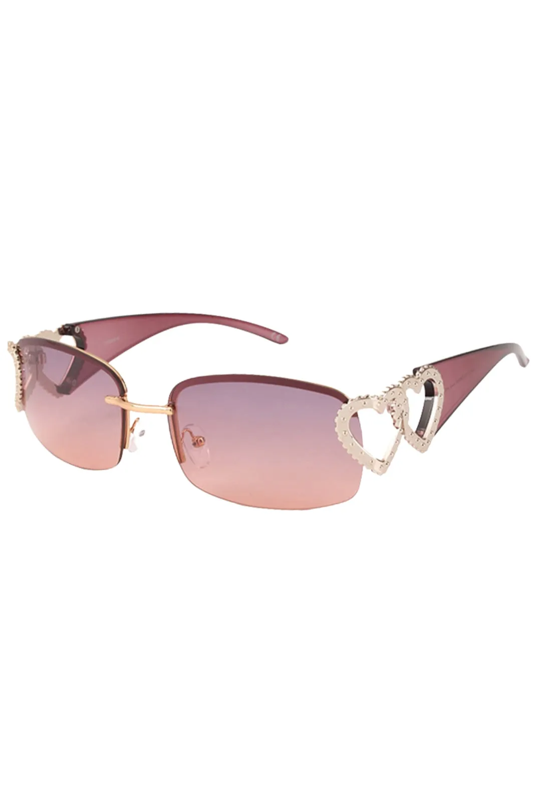 TWINKLE HEART Sunglasses sold by Modcloth product image thumbnail 2