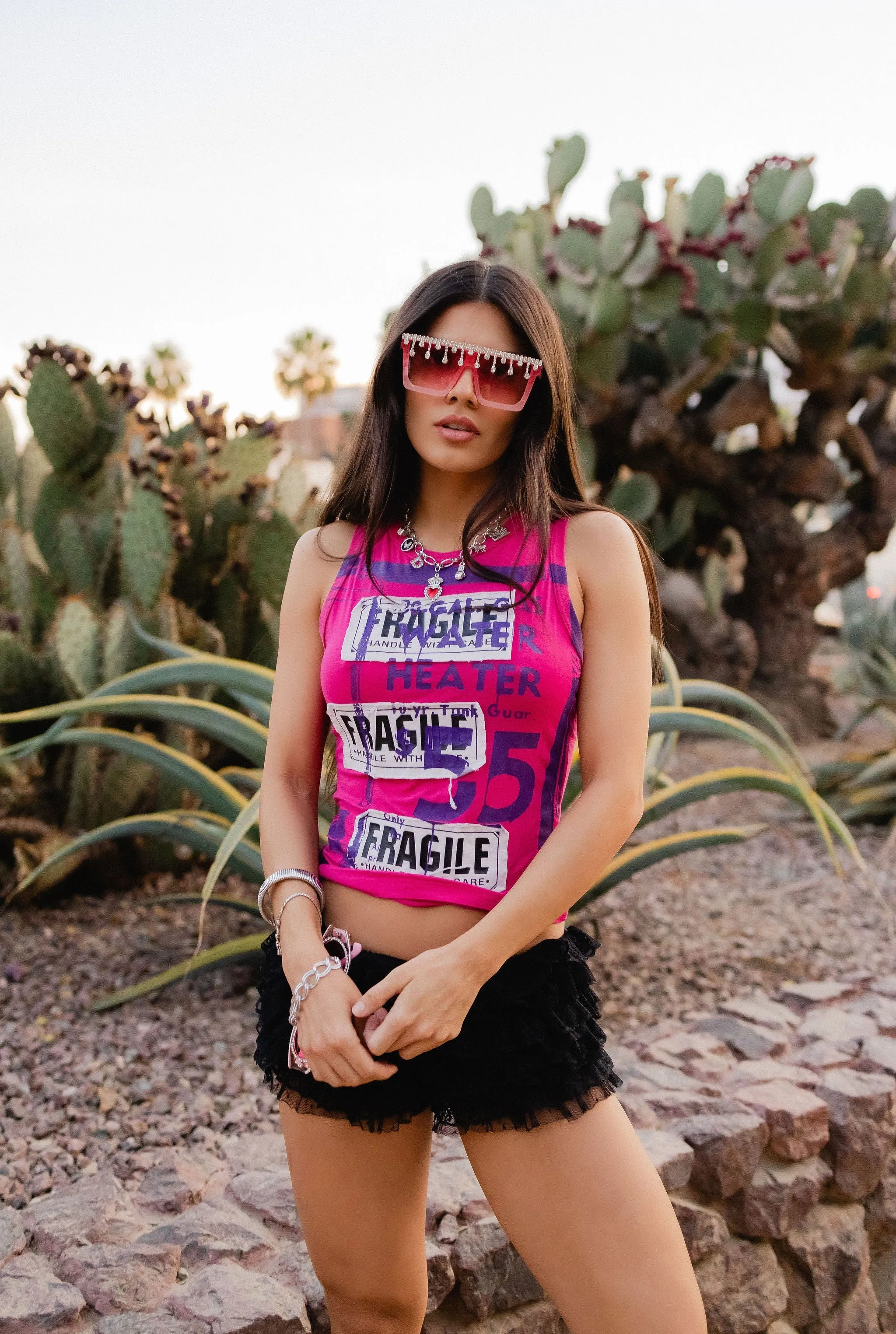 LOLA Rhinestone Sunglasses sold by Modcloth product image thumbnail 5