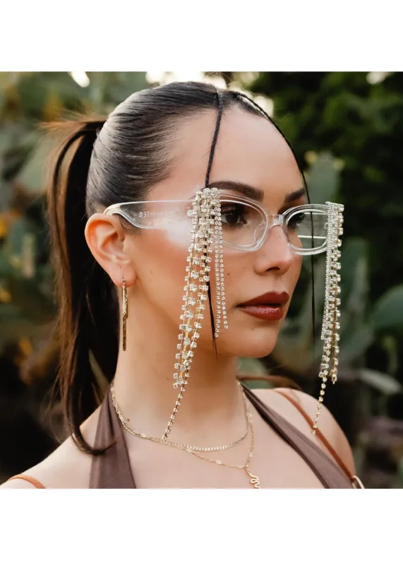 HILLARY Rhinestone Glasses sold by Modcloth