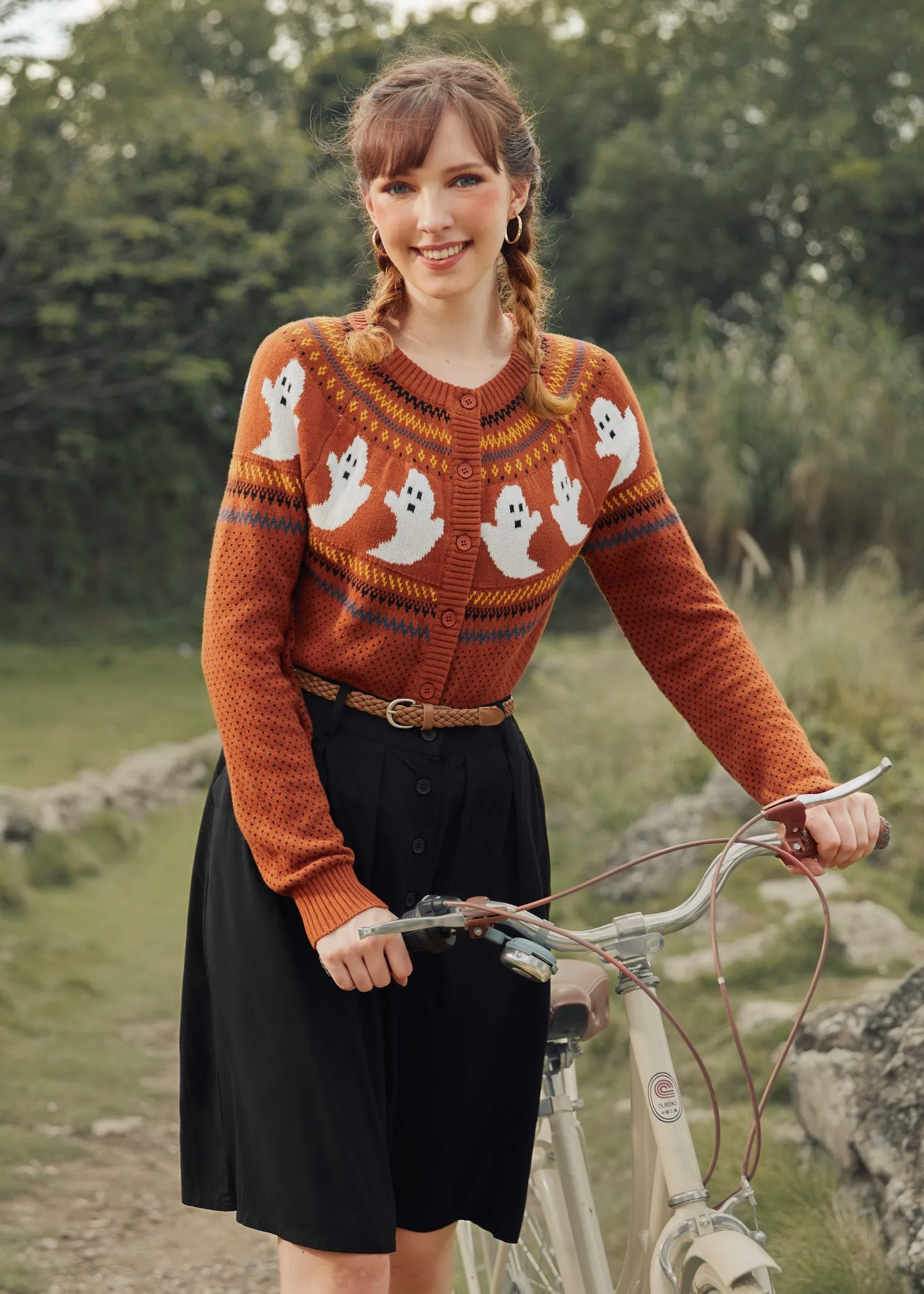 You've Been Ghosted Fair Isle Cardigan sold by Modcloth product image thumbnail 4