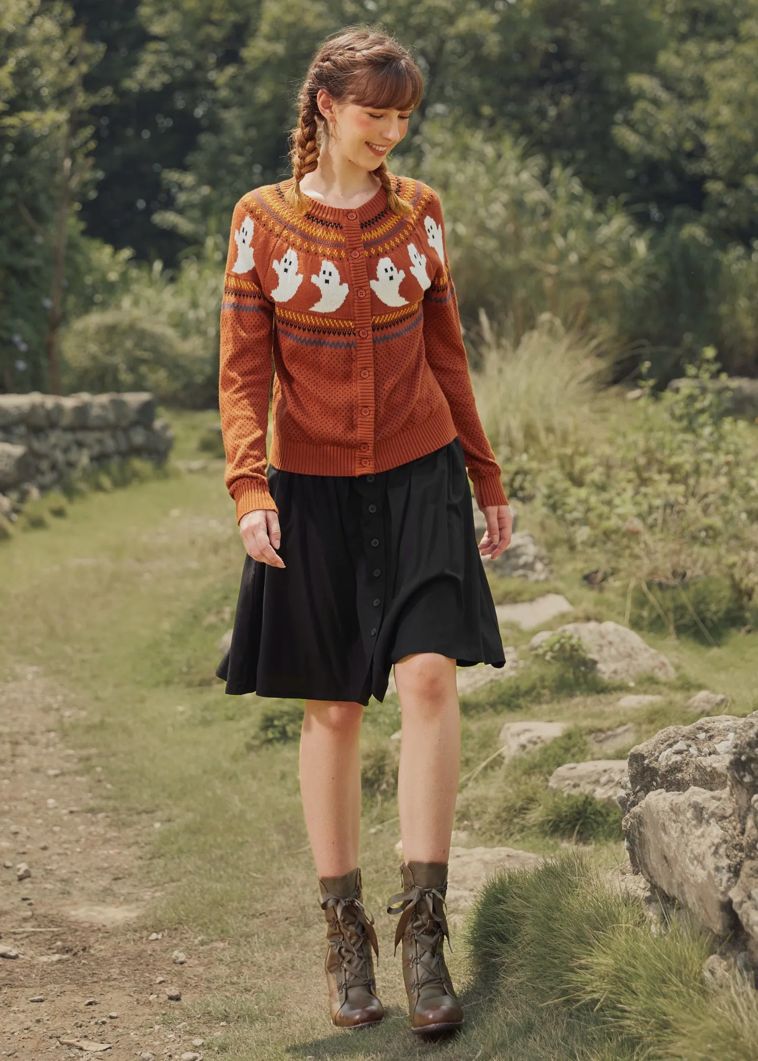 You've Been Ghosted Fair Isle Cardigan sold by Modcloth product image thumbnail 2