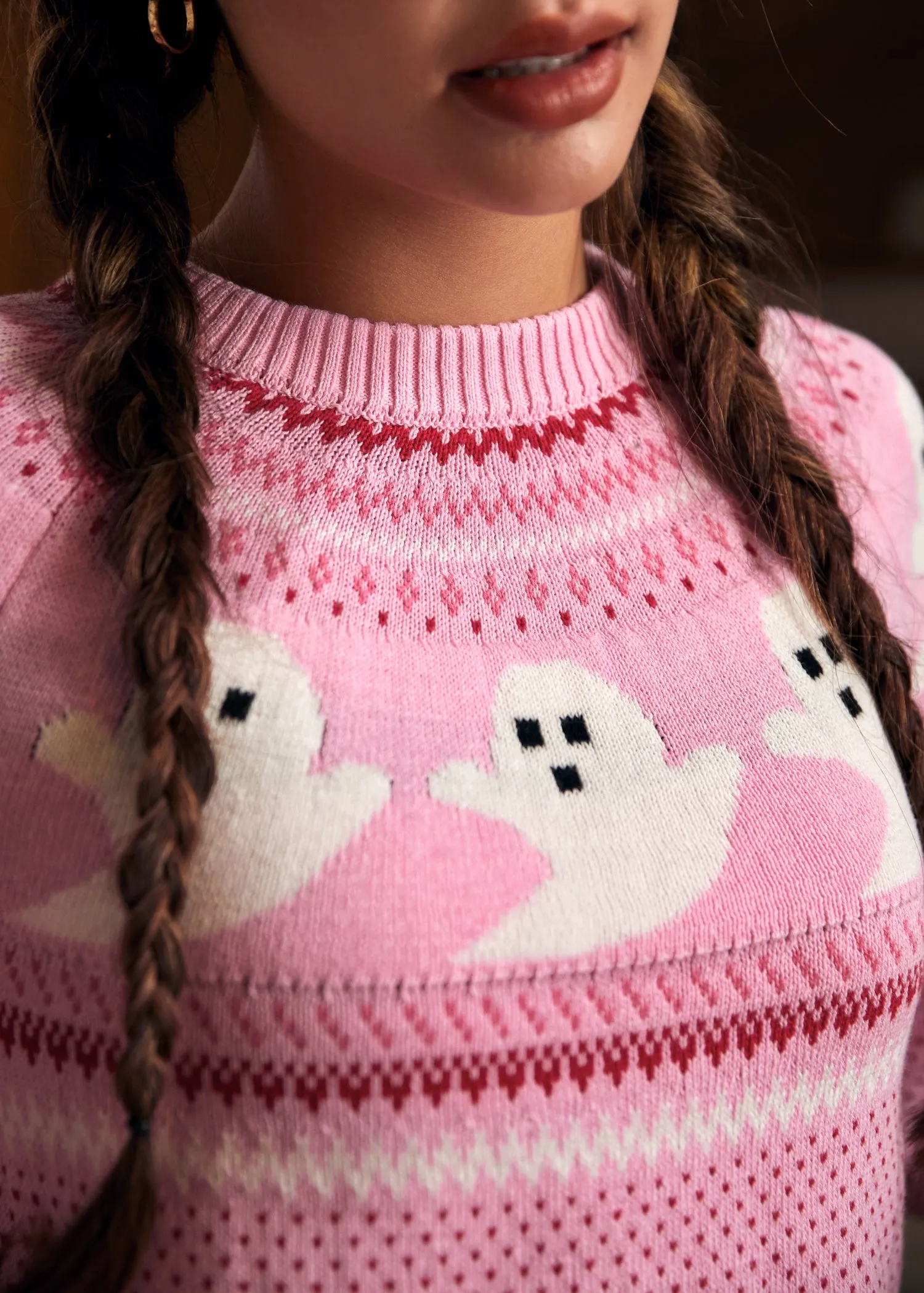 You've Been Ghosted Fair Isle Sweater sold by Modcloth product image thumbnail 3