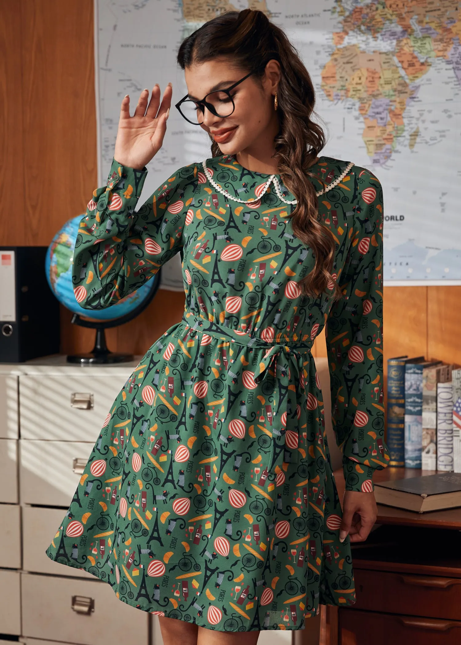Bon Chic, Bon Collared Dress sold by Modcloth product image thumbnail 4