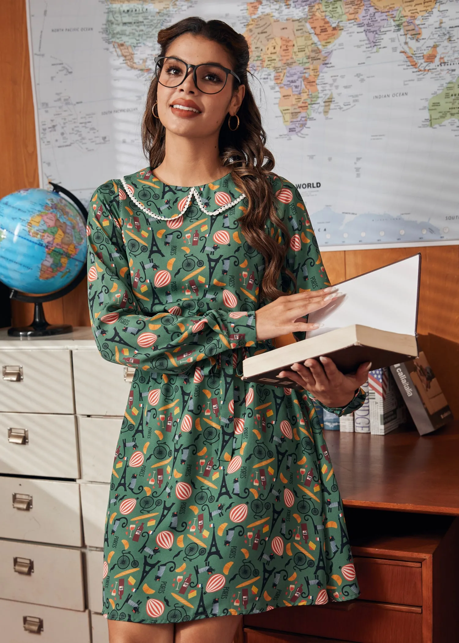 Bon Chic, Bon Collared Dress sold by Modcloth product image thumbnail 5