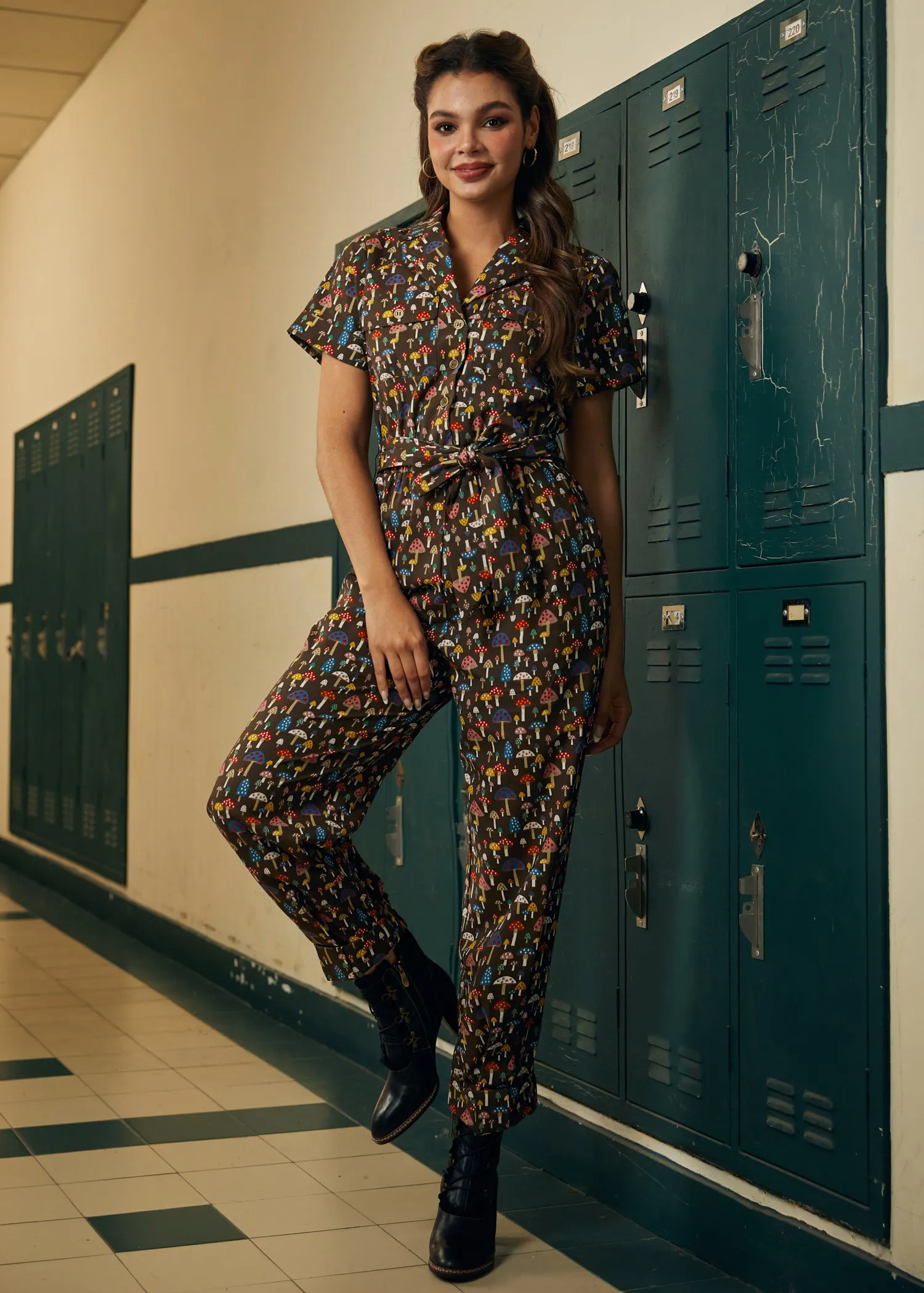 Mushroom About Town Jumpsuit sold by Modcloth product image thumbnail 4