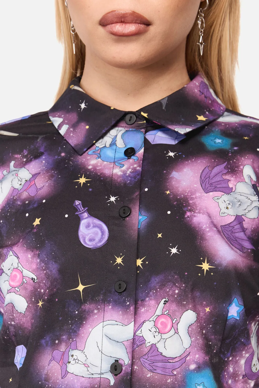 Witches Familiar Short Sleeve Blouse sold by Modcloth product image thumbnail 5