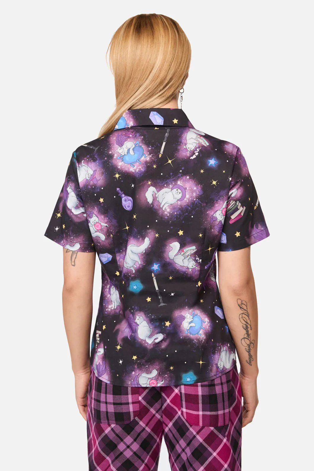 Witches Familiar Short Sleeve Blouse sold by Modcloth product image thumbnail 3