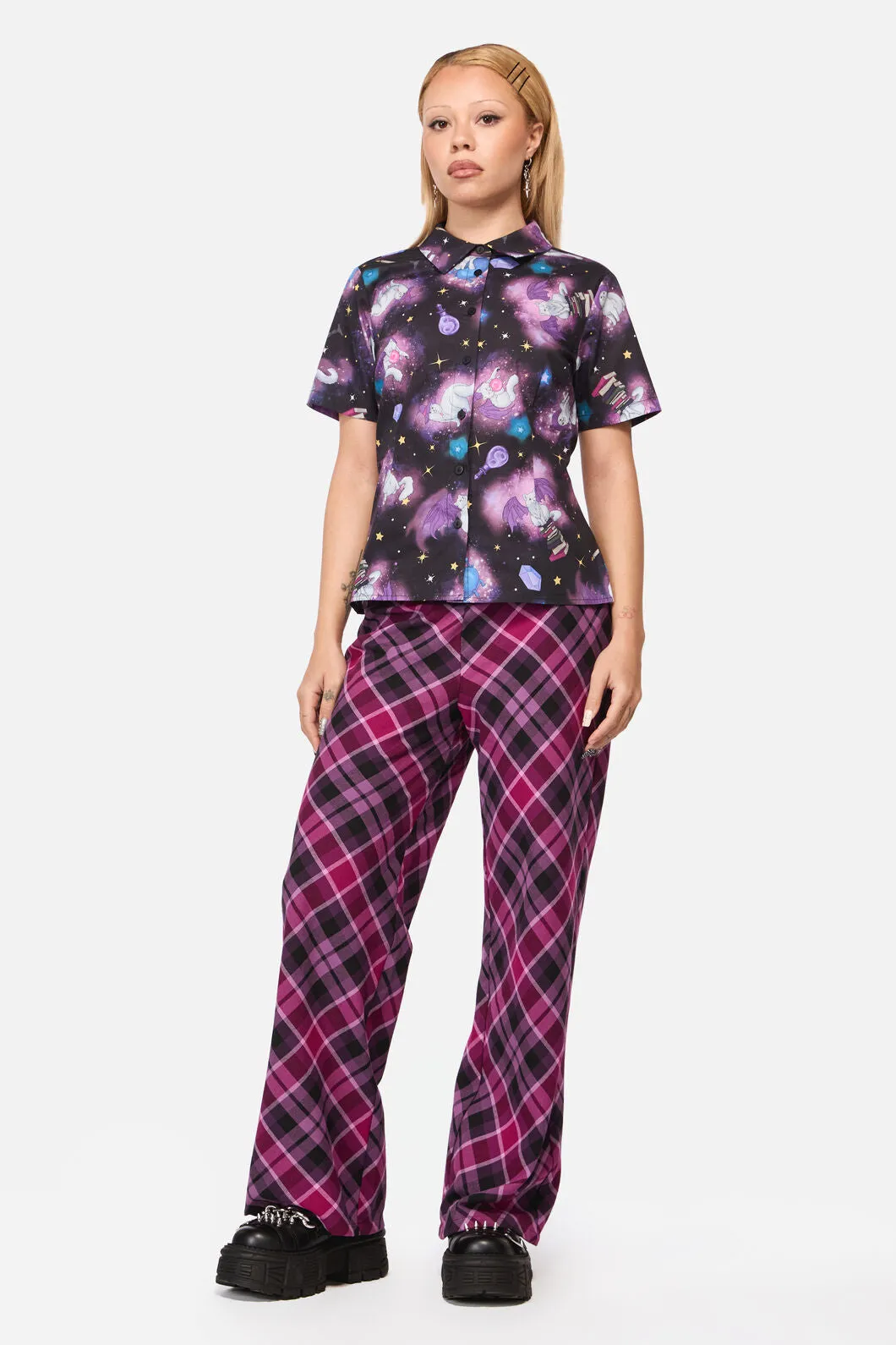 Witches Familiar Short Sleeve Blouse sold by Modcloth product image thumbnail 4