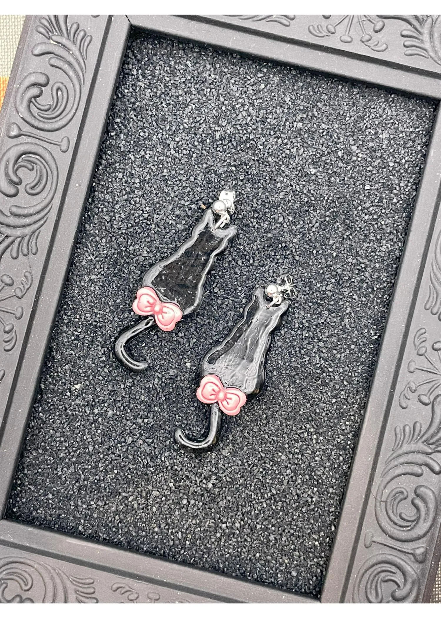 Salem Pretty Kitty Cat Earrings sold by Modcloth