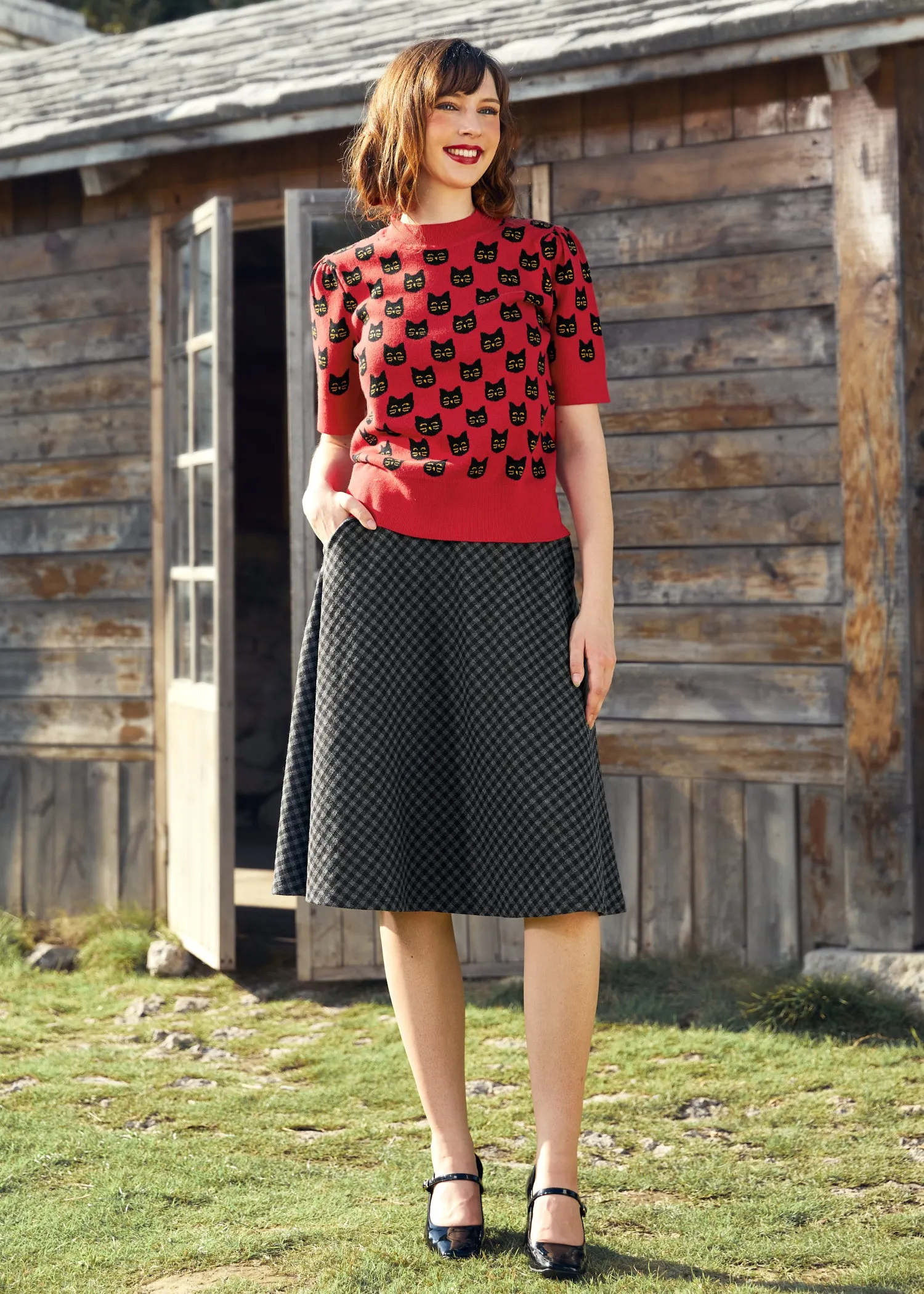 Retro Radiance Puff Shoulder Sweater sold by Modcloth product image thumbnail 2