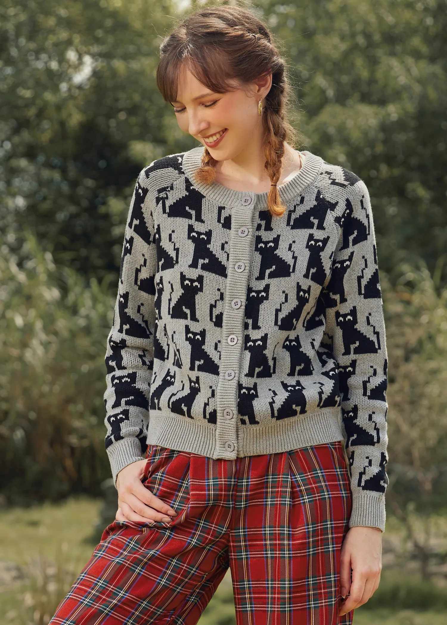 Notes of Nostalgia Crewneck Cardigan sold by Modcloth product image thumbnail 3