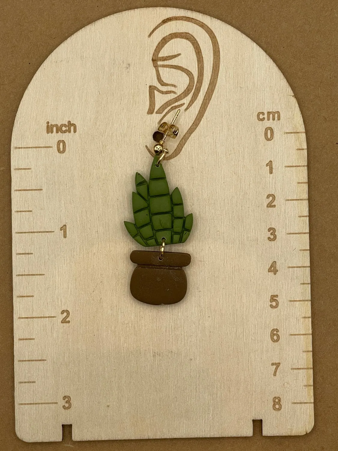 Yucca Plant Dangly Earrings sold by Modcloth product image thumbnail 3