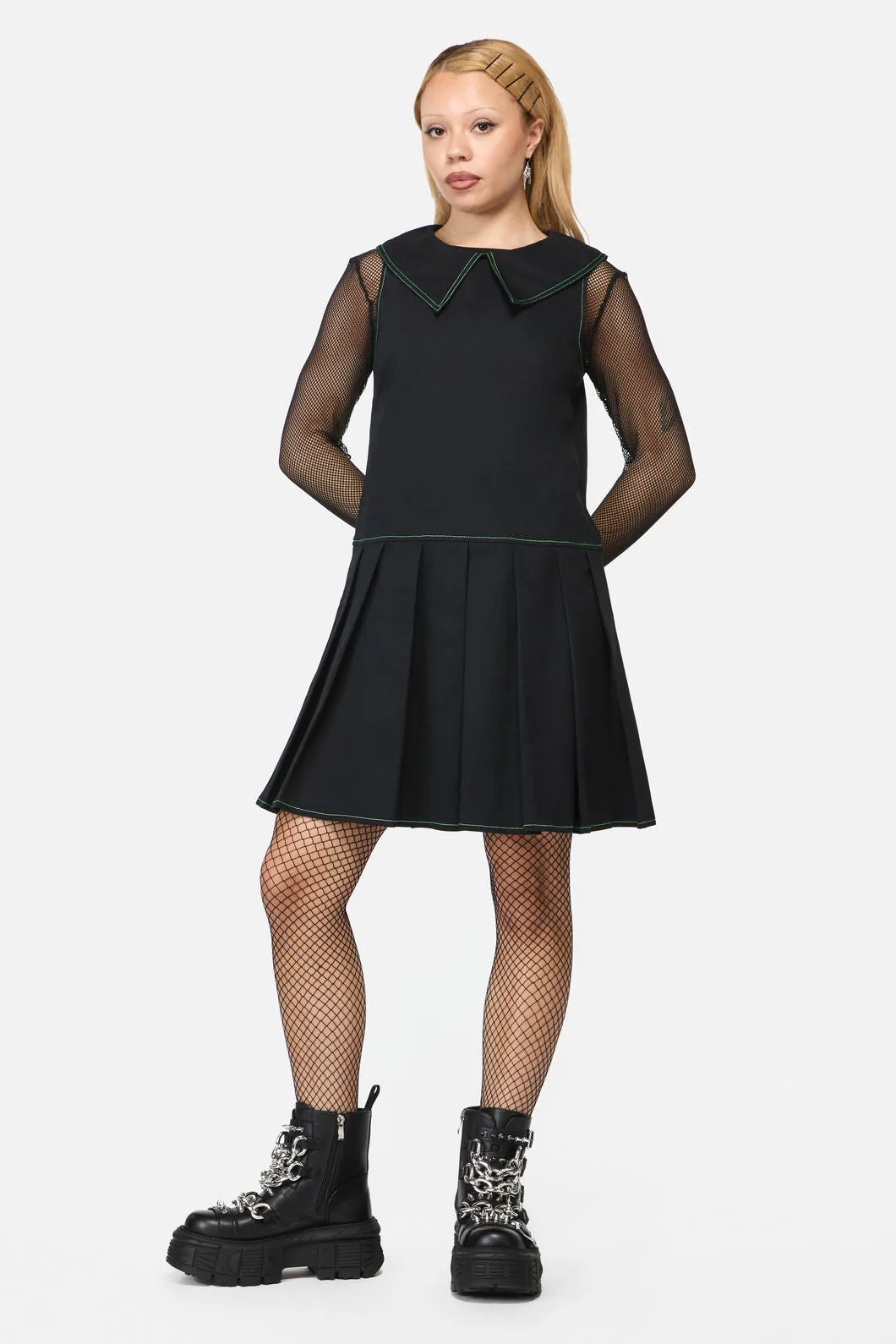 Wired Collar Sleeveless Dress sold by Modcloth product image thumbnail 2