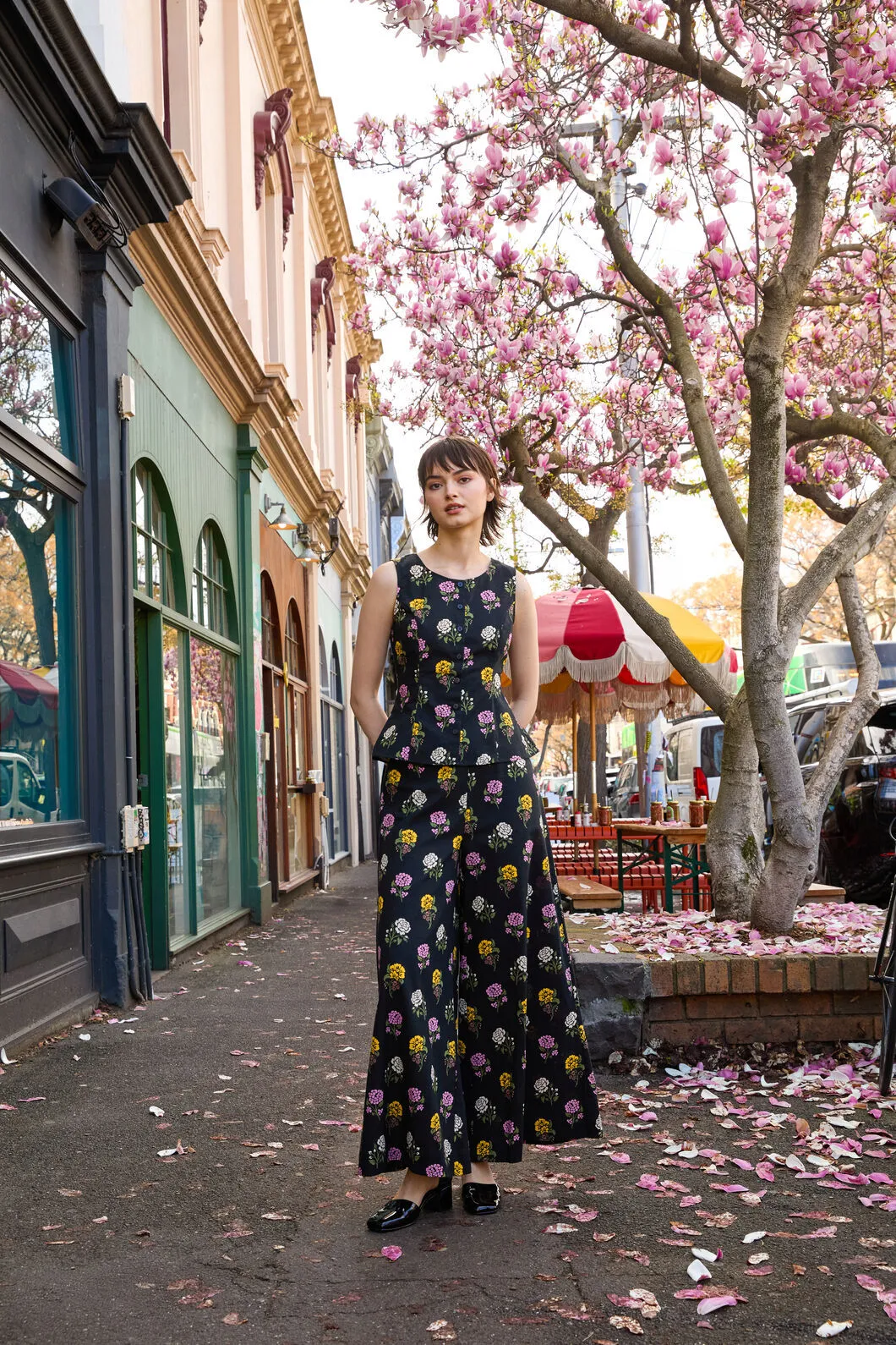 Astrid Rose Wide Leg Pant sold by Modcloth product image thumbnail 2