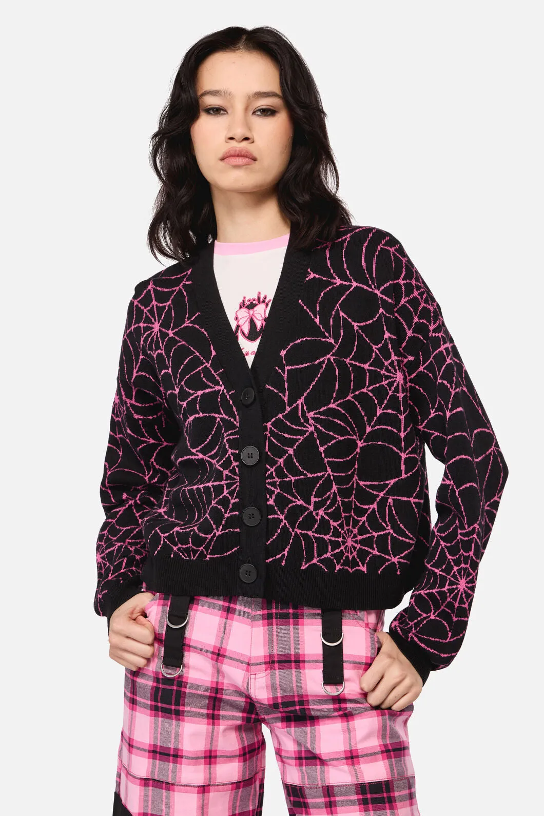 Rococo Life Spider Web Cardigan sold by Modcloth