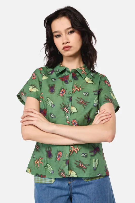 Entomology Print Blouse sold by Modcloth
