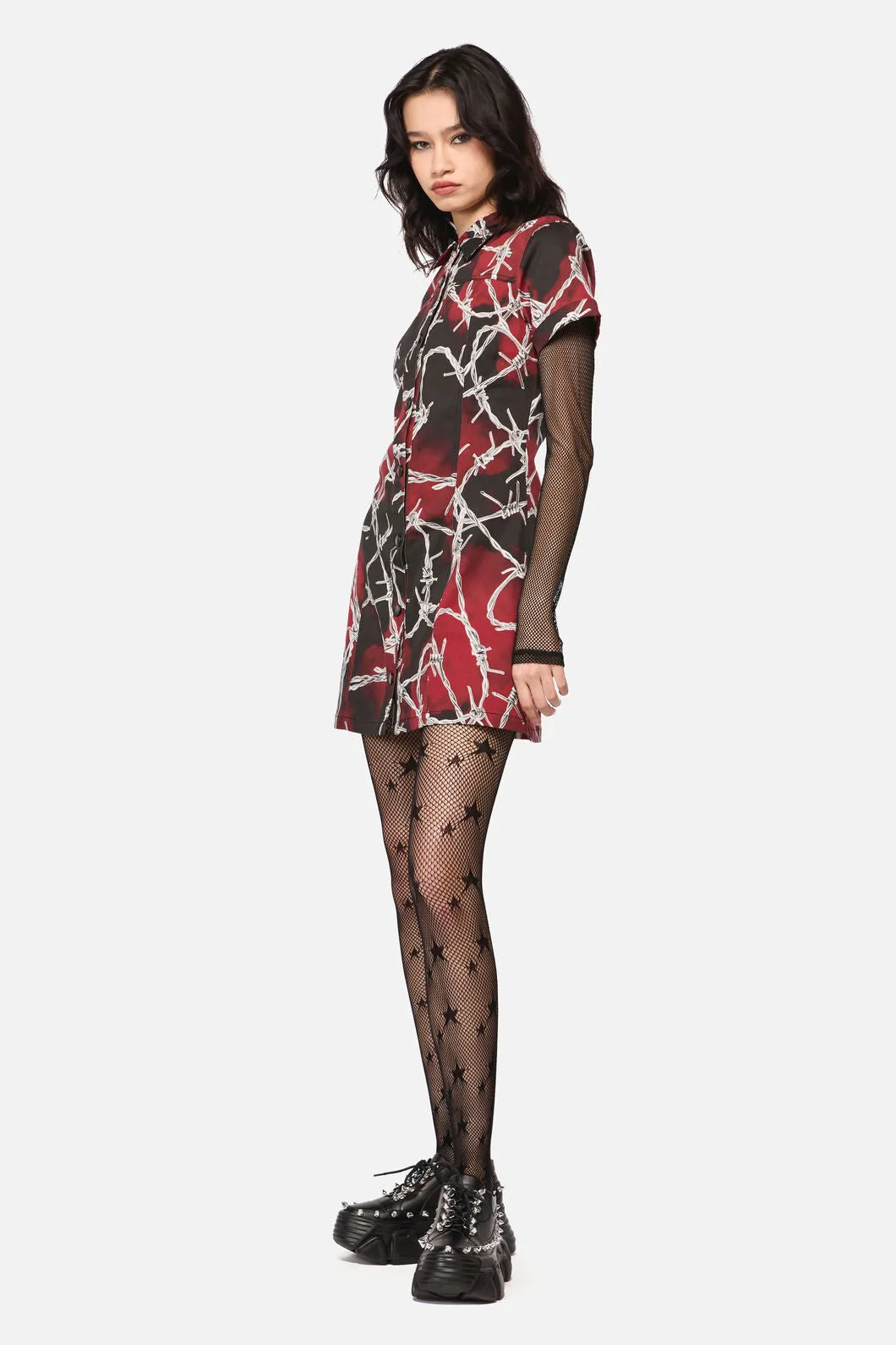 Sharp Hearted Mini Dress sold by Modcloth product image thumbnail 3