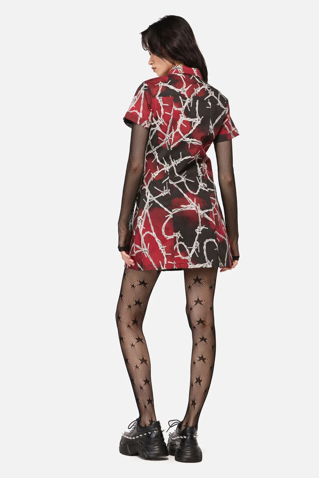 Sharp Hearted Mini Dress sold by Modcloth product image thumbnail 4