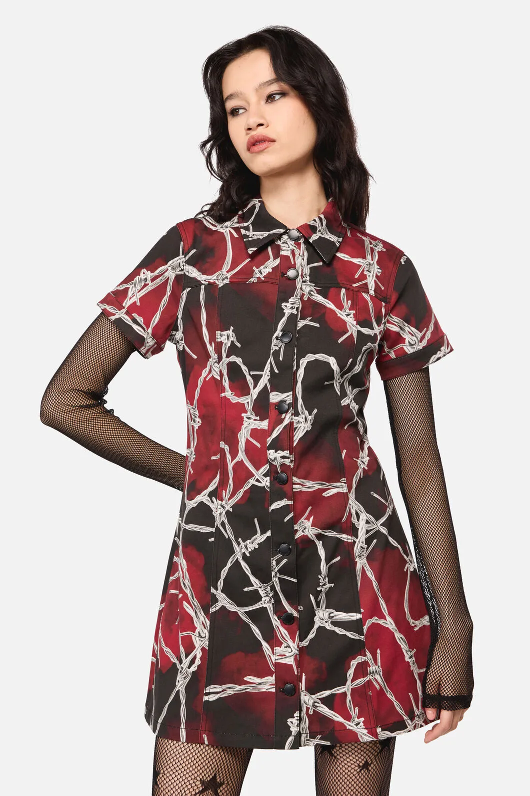 Sharp Hearted Mini Dress sold by Modcloth