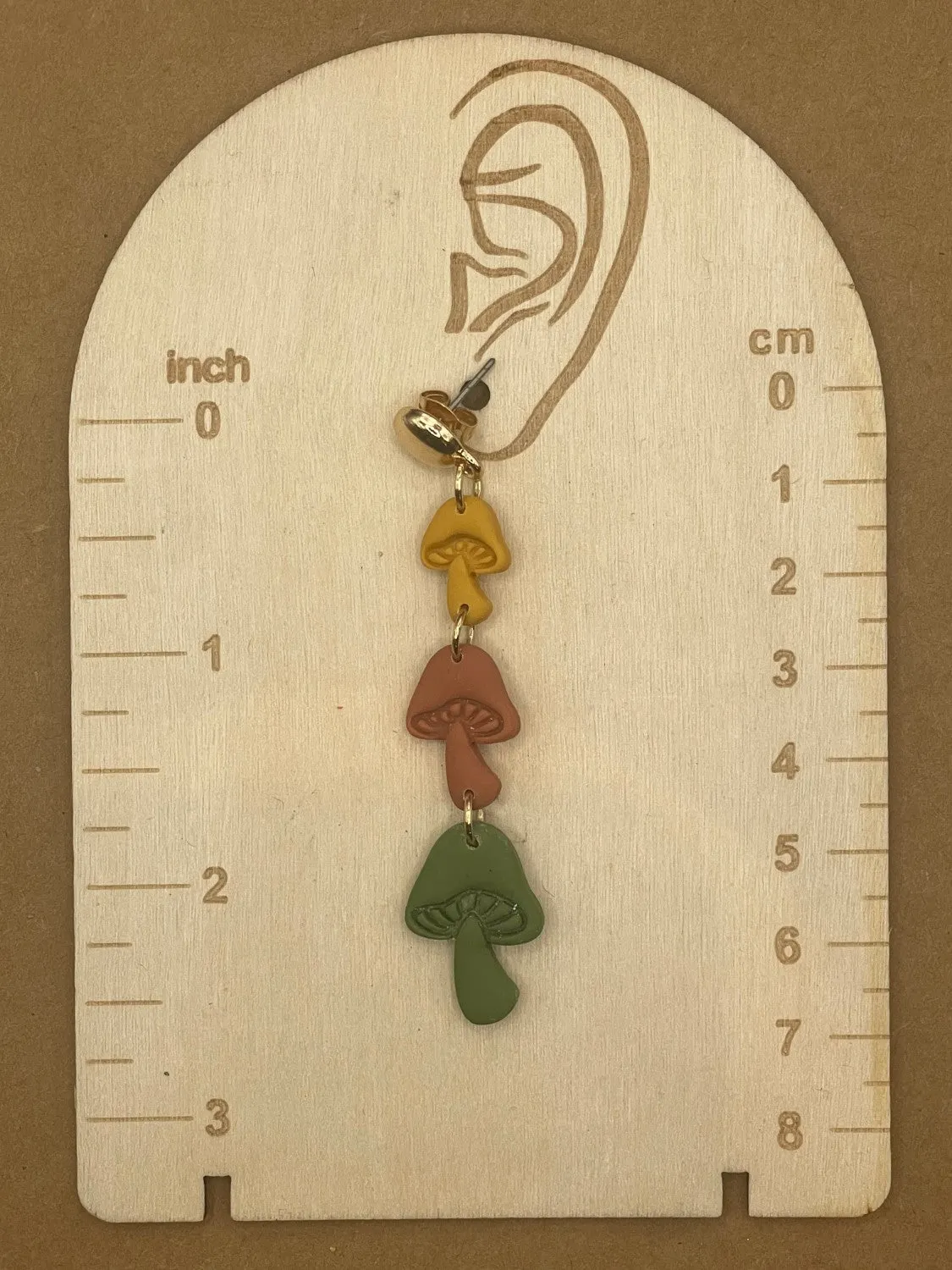 Triple Mushroom Dangle Earrings sold by Modcloth product image thumbnail 2