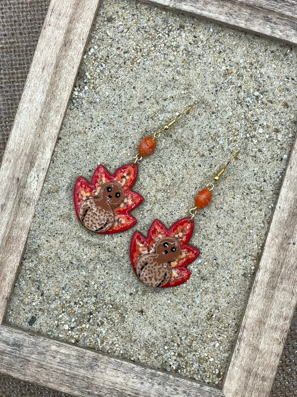 Cutie Turkey Dangle Earrings sold by Modcloth product image thumbnail 3