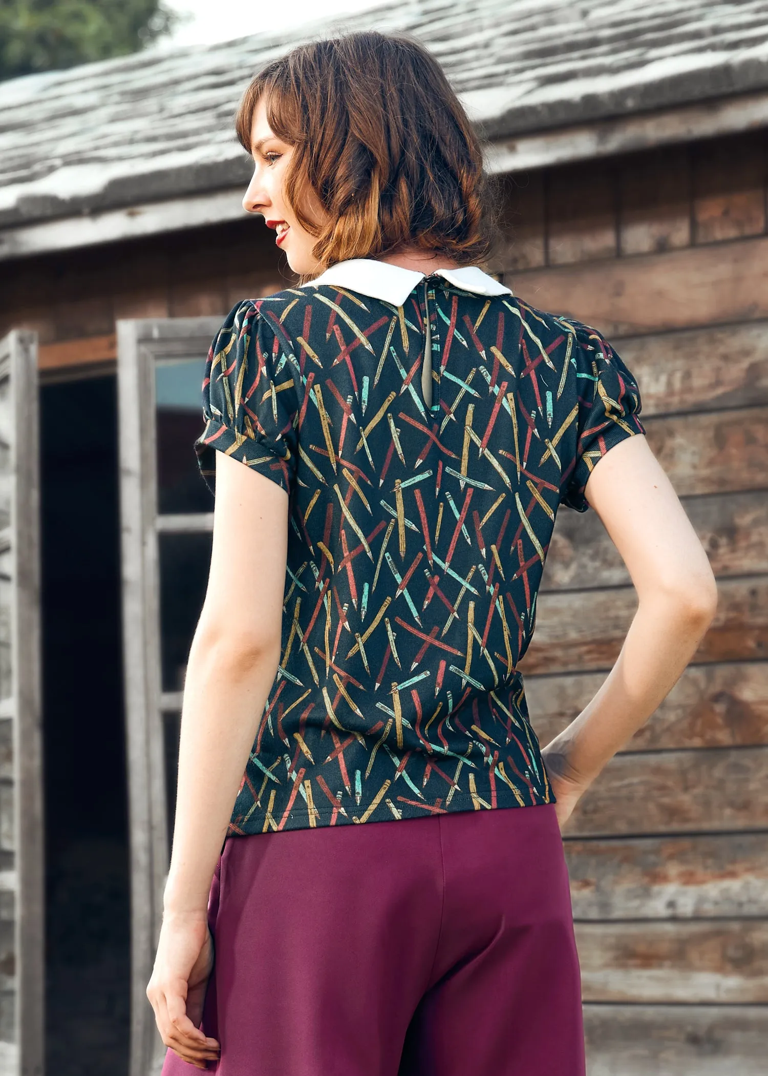 Clever Quill Blouse sold by Modcloth product image thumbnail 4
